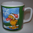 Garfield Coffee Cup Catching Snowflakes - We Got Character Toys N More