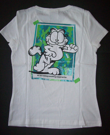 White Fun With Garfield Shirt - We Got Character Toys N More