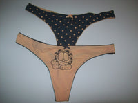 Garfield Thongs Underwear Lot of 2 - We Got Character Toys N More