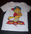Garfield White Youth TBOE Shirt - We Got Character Toys N More