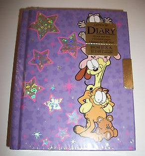 Garfield & Friends Purple Diary - We Got Character Toys N More