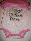 Three Piece Creeper Set St Louis Rams - We Got Character Toys N More