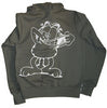 Garfield Sweat Jacket Zippered Hoodie Youth Sz 12 - We Got Character Toys N More