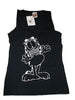 Black Garfield Tank Top With Braces Size M - We Got Character Toys N More