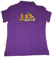 Garfield Purple Polo Shirt Size L - We Got Character Toys N More