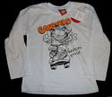 Garfield White Long Sleeve Shirt 6 Radical Style - We Got Character Toys N More