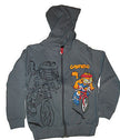 Garfield Gray Sweat Jacket Bicycling Youth Size 6 - We Got Character Toys N More