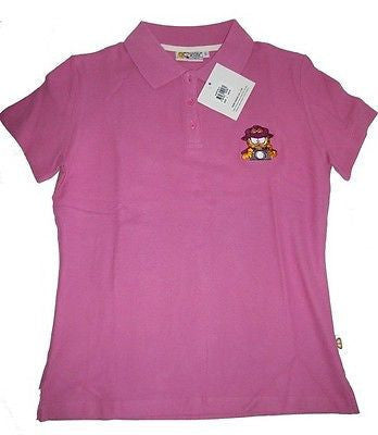 Pink Garfield Polo Shirt Size Large - We Got Character Toys N More