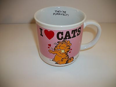 Garfield Coffee Cup I Love Cats - We Got Character Toys N More