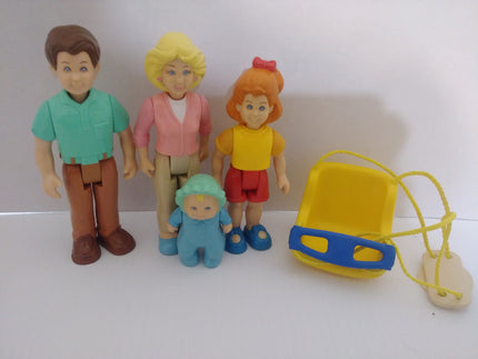 Four Little Tikes Dollhouse People with Baby Swing - We Got Character Toys N More