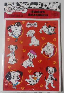 Vintage 102 Dalmatians Hallmark Stickers 4 sheets - We Got Character Toys N More