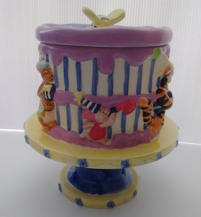 FTD Disney Winnie The Pooh Happy Birthday Cake Cookie Jar - We Got Character Toys N More