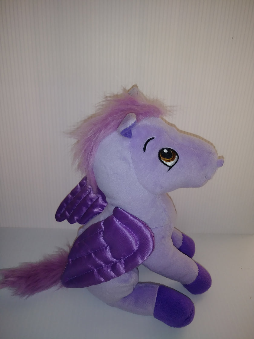 Disney Sofia The First Minimus Purple Pegasus Plush Unicorn Horse