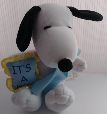 Snoopy It's A Boy Plush - We Got Character Toys N More