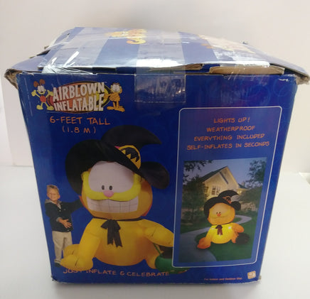 Gemmy 6' Garfield Halloween Witch Airblown  Inflatable - We Got Character Toys N More