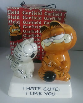 Garfield And Nermal Enesco Figurine “I Hate Cute; I Like You” - We Got Character Toys N More