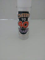 Cheers To 40 Years Shot Glass - We Got Character Toys N More