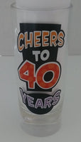 Cheers To 40 Years Shot Glass - We Got Character Toys N More