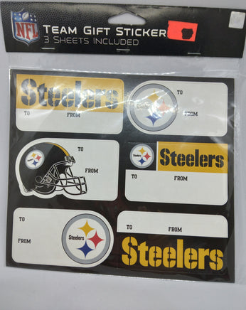 Pittsburg Steelers Gift Tag Stickers - We Got Character Toys N More