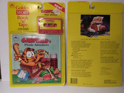 Garfield's Picnic Adventure Book & Tape - We Got Character Toys N More