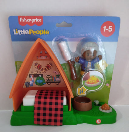 Fisher-Price Little People Cabin Playset With Camp Fire Light And Sounds - We Got Character Toys N More