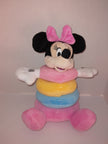 Disney Baby Minnie Mouse Soft Plush Stacking Rings Toy Infant - We Got Character Toys N More