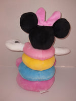 Disney Baby Minnie Mouse Soft Plush Stacking Rings Toy Infant - We Got Character Toys N More