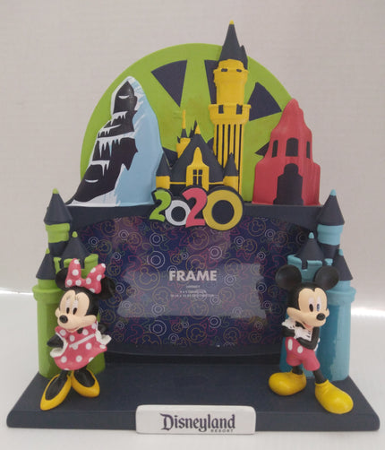 Disney Parks 2020 Disneyland - Mickey & Minnie Family Photo Frame 4x6 New - We Got Character Toys N More