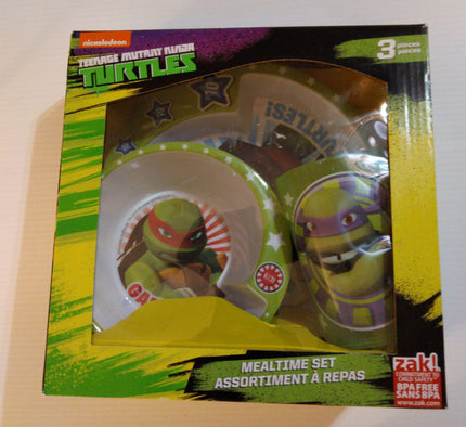 Teenage Mutant Ninja Turtles 3 piece mealtime set - We Got Character Toys N More