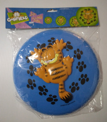Garfield 3-D Blue Flying Disk Frisbee - We Got Character Toys N More