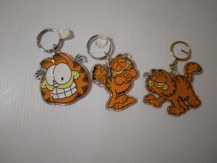 Garfield Enesco Keychains lot of 3 - We Got Character Toys N More