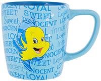 Disney Parks My Little Mermaid Personality Flounder Ceramic Coffee Mug - 12 Ounce - We Got Character Toys N More