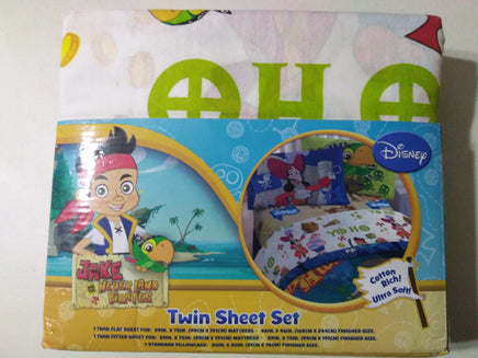 Jake & The Never Land Pirates Disney Twin Sheet Set - We Got Character Toys N More