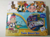 Jake & The Never Land Pirates Disney Twin Sheet Set - We Got Character Toys N More