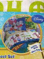 Jake & The Never Land Pirates Disney Twin Sheet Set - We Got Character Toys N More