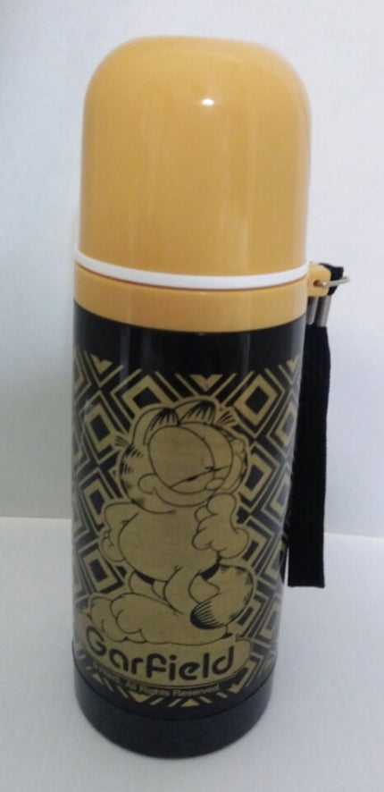 Black & Gold Garfield Thermos - We Got Character Toys N More