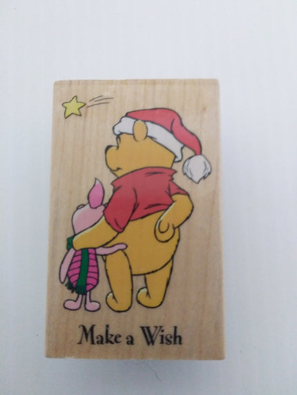 Pooh Make A Wish Wooden Stamper - We Got Character Toys N More