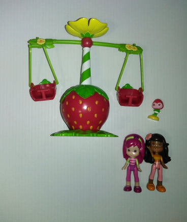 Hasbro Strawberry Shortcake Swing Set with Orange Blossom, Raspberry Torte - We Got Character Toys N More