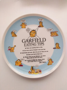 Garfield Eating Tips Plate Sample - We Got Character Toys N More