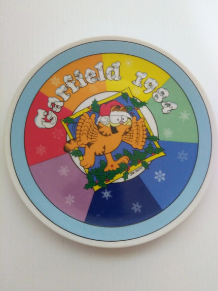 Garfield Christmas Plate 1984 - We Got Character Toys N More