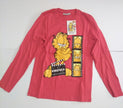 Red Long Sleeve Youth Garfield Shirt - We Got Character Toys N More