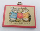 Hallmark Shirt Tales Wooden Wall Plaque Picture - We Got Character Toys N More
