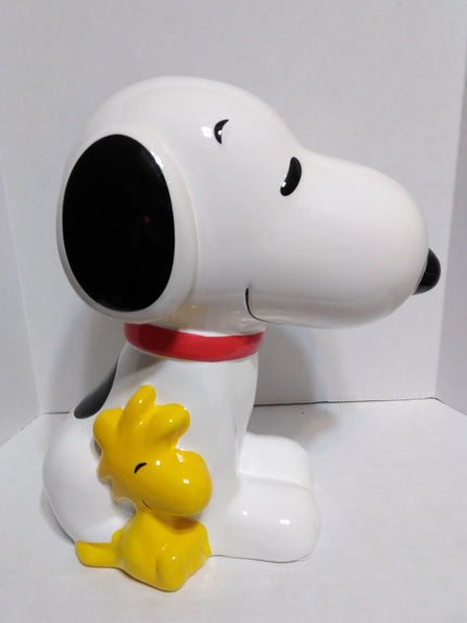 Snoopy & Woodstock Ceramic Bank - We Got Character Toys N More