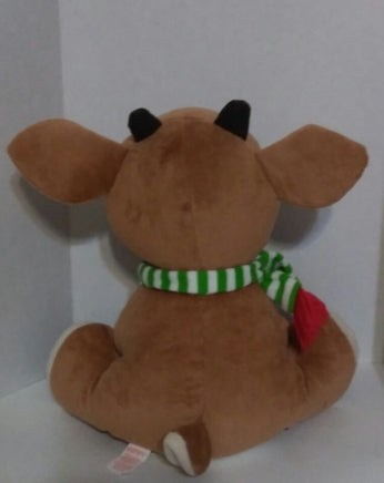 Rudolph Singing Blinking Plush - We Got Character Toys N More