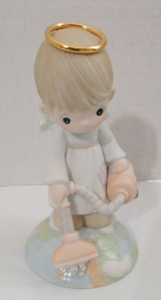 With A Little Help From Above Precious Moments Figurine - We Got Character Toys N More