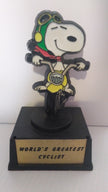 Snoopy Aviva Trophy Worlds Greatest Cyclist - We Got Character Toys N More