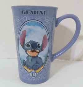 Lilo Stitch Gemini Astrology Zodiac 6" Disney Ceramic Blue Mug Cup - We Got Character Toys N More