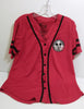 Mickey Mouse Red Baseball Jersey Shirt - We Got Character Toys N More