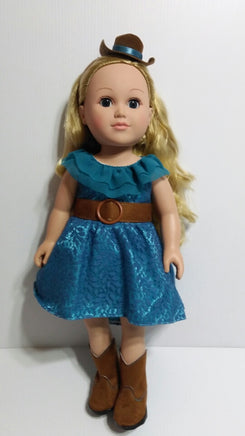 2013 Cititoy 18" Doll Blonde Cowgirl - We Got Character Toys N More