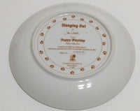 Hanging Out Puppy Playtime Collector Plate - We Got Character Toys N More